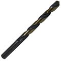 Drill America U HSS Black & Gold KFD Split Point Jobber Length Drill Bit KFDU